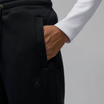 (WMNS) Air Jordan Flight Sweatpants Asia Sizing 'Black' FD7225-010
