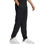 Men's adidas neo SW 2N1 TP Woven Bundle Feet Detachable Sports Pants/Trousers/Joggers Black HC9734