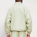 Fear of God Essentials FW20 Half Zip Track Jacket 'Sage' 0202250500025012