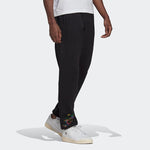 Men's adidas originals x Disney Crossover Solid Color Logo Casual Bundle Feet Sports Pants/Trousers/Joggers Black HF4926