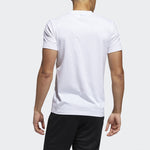 adidas M Gfx T Lng Logo Printing Sports Round Neck Short Sleeve White FT2794
