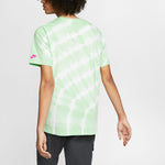 Nike Sportswear Version Tie Dye Printing Logo Short Sleeve White / Grass Green CU6929-100