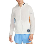 Men's Nike Colorblock Retro Running Breathable Casual Jacket Sail White DM4780-133
