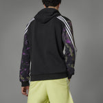 adidas Logo hooded Long Sleeves Couple Style Black HU0255