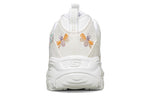 (WMNS) Skechers D'Lites 1.0 Low Running Shoes White 149465-WHT