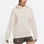 (WMNS) ASW Nike Sportswear ESSNTL CLCTN FLC OS HD PEARL White DJ7669-219