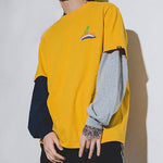 Men's Vans Asian Artist Crossover Series Printing Short Sleeve Yellow VN0A4RAY50X