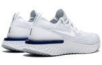 (WMNS) Nike Epic React Flyknit 'White Racer Blue' AQ0070-100