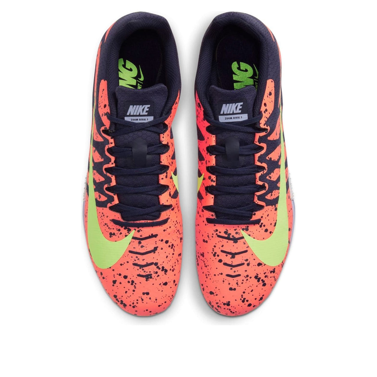 Nike Air Zoom Rival S 9 Spikes 'Paint Splatter Bright Mango Zitron' 907564-801