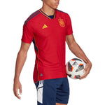 adidas Spain 2022-2023 World Cup Home Authenic Jersey HE2021