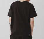 Vans Unisex Logo Printing Round-Neck Black VN0A4P58BLK