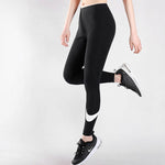 (WMNS) Nike Leggings Club Logo 2 'Black' 815998-010