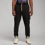 Air Jordan Jumpman Solid Color Mesh Big Pocket Breathable Lacing Sports Pants Black DM1401-010