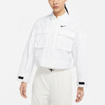 (WMNS) Nike AS W Nike Sportswear ESSNTL WVN JKT Jacket FIELD White DM6244-100