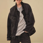 Fear of God Essentials SS22 Denim Jacket 'Black' FOG-SS22-291