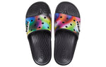 Crocs Colorful Casual Unisex Multi-Color Black Slippers 207557-0C4