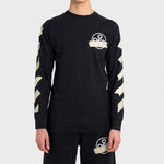 Off-White Tape Arrows Long Sleeve T-Shirt 'Black' OMAB001R201850021048
