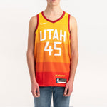 Nike NBA City limited SW Fan Edition 19-20 Season Utah Jazz 4 No. 5 Basketball Jersey/Vest Orange AJ4648-728