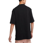 Men's Air Jordan Solid Color Cotton Alphabet Printing Short Sleeve Black T-Shirt DO8897-010
