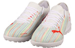 PUMA Ultra 3.2 TT Soccer Cleats White/Orange 106351-03