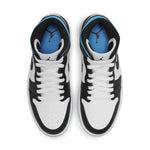 (WMNS) Air Jordan 1 Mid 'University Blue Black White' BQ6472-102