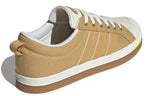 adidas neo Bravada Wear-resistant Non-Slip Casual Skateboarding Shoes Unisex Brown Yellow GY9682