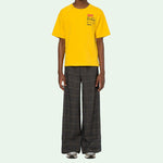 Off-White FW19 Industrial Y013 Recon Short-Sleeve Tee Men Yellow OMAA078F191850166010