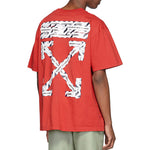 Off-White SS20 Airport Tape Print For Men Red OMAA038S201850032088