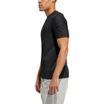 Men's adidas Martial Arts Series Solid Color Pattern Printing Sports Training Short Sleeve Black T-Shirt FT2773