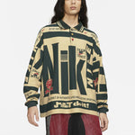 Nike x Cactus Plant Flea Market Longsleeve Polo Shirt 'Cream White Green' DA2592-397