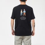 New Balance Men's New Balance x ZERO PER ZERO Crossover Limited Cartoon Character Short Sleeve Black NEA3V973-BK