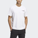 adidas Terrex U Trx Logo T Outdoor Sports Short Sleeve White T-Shirt HM3548