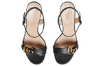 (WMNS) Gucci G Heel Sandals 'Black' 453379-A3N00-1000