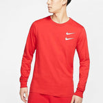 Men's Nike Printing Round Neck Long Sleeves Red T-Shirt CK2260-657