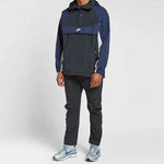 Nike Re-issue Woven Popover Jacket Small logo Blue/Black BV5386-010