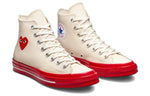 Converse x COMME des GARCONS PLAY Chuck 70 High 'Pristine Red' A01794C