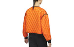 (WMNS) Air Jordan Chinese New Year Printing Ribbed Cuff Reversible Jacket Black DO4146-010