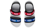 (WMNS) PUMA Signature Softride Casual Sandals Black Red Blue 384128-03