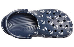 Crocs Classic Clog Printing Sandals Deep Blue 206053-462