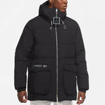 Air Jordan Casual Sports hooded Stay Warm Down Jacket Black CK6662-010