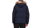 adidas DOWN PUFFA 3STR Outdoor hooded down Jacket Blue GE9928