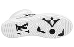 (WMNS) LOUIS VUITTON Charlie Ankle Sneakers 'White Grey Black' 1A9RYS