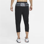 Nike Letter Printing Pocket Splicing Sports Cropped Trousers Men's Black DA1153-010