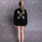 (WMNS) Off-White Black Arrow Black Hoodie OWBA046E20JER0011055