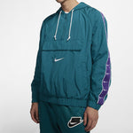 Nike AS Men's Nike Sportswear SWOOSH JKT Jacket WVN 'Geode Teal/White/Court Purple/White' CD0420-381