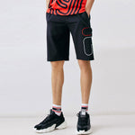 FILA Alphabet Logo Knit Casual Sports Shorts Blue F11M138613F-NV