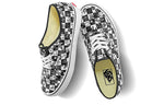 Vans Authentic Retro Casual Skate Shoes Unisex Black White Grid Printing  VN0A5KS96U6