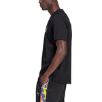 adidas Printing logo Round Neck Short Sleeve Black HG1400