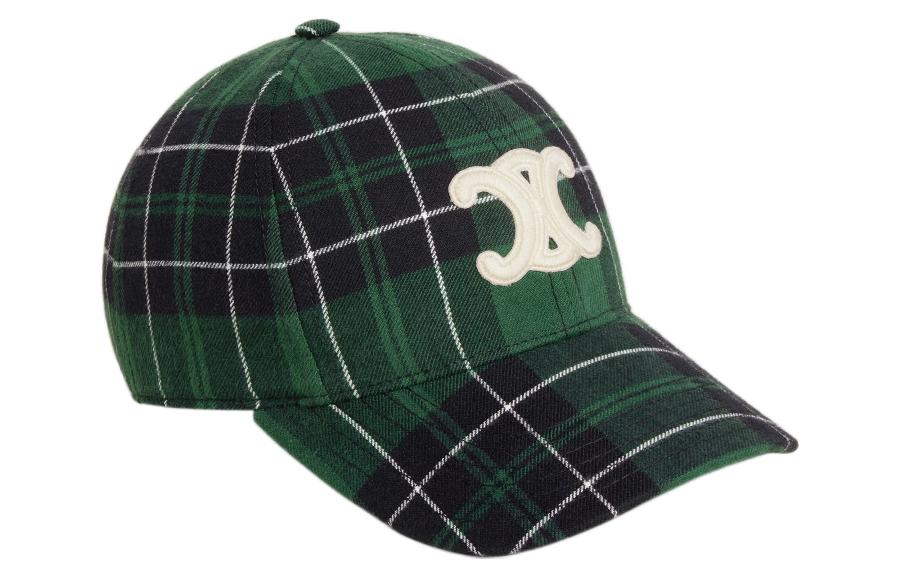 CELINE Baseball Caps Women's Green/Black