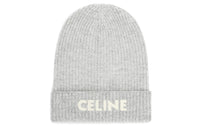 CELINE Ribbed Felted Wool Beanie